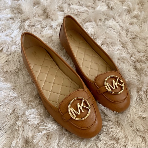 michael michael kors lillie leather moccasin